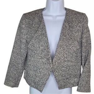 Classiques Entier Monochrome Tweed Jacket Size M